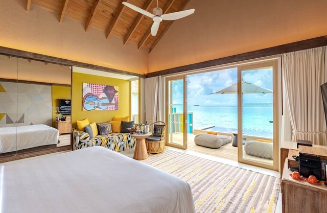 Hard Rock Maldives, Diamond Overwater Pool Villa, Lagoon Access, Pool