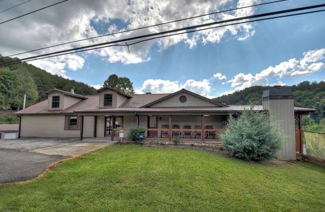 Harper House | Outdoor Fireplace | Grill | Private Bathrooms