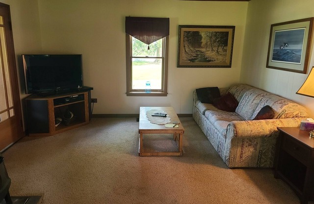Harsens Island Farm House on 10 Wooded Acres Adjacent to Pond