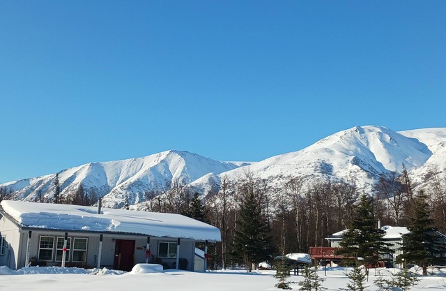 Hatcher Pass retreat for you and your four legged friends!