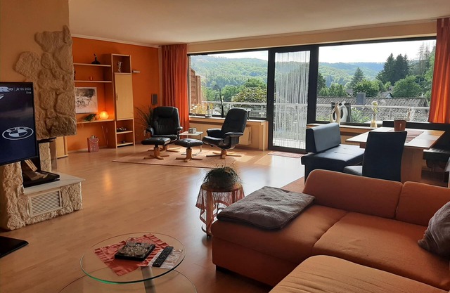 "Haus Falkenburgblick" up to 9 persons Detmold, Teutoburg Forest with top view