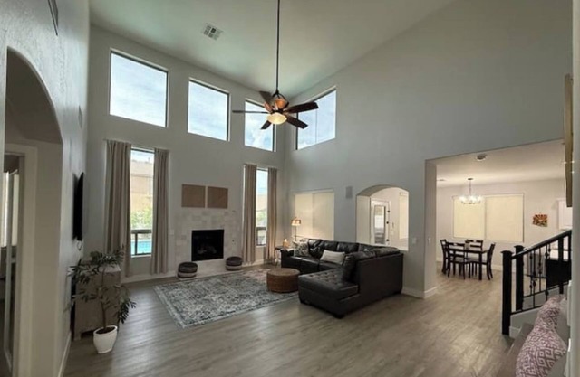 Heated Pool Included: Upscale Family Retreat with Office & Game Room