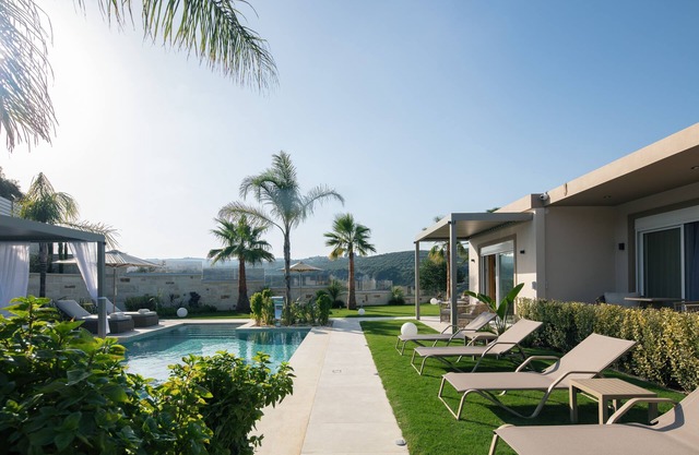 Heated pool, on-site sports field, sauna, kids pool & daily housekeeping!