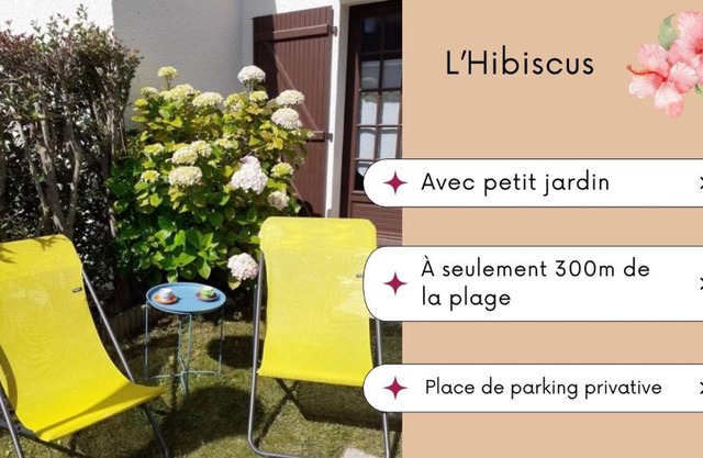 HIBISCUS - Duplex - confort & calme à proximité plage & commerces