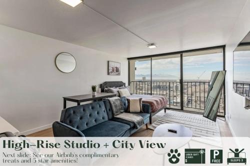 High Rise 11th Floor City Views Free Pkg Gym