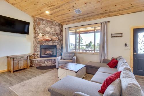Hike and Snow Play! Overgaard Home with Fireplace