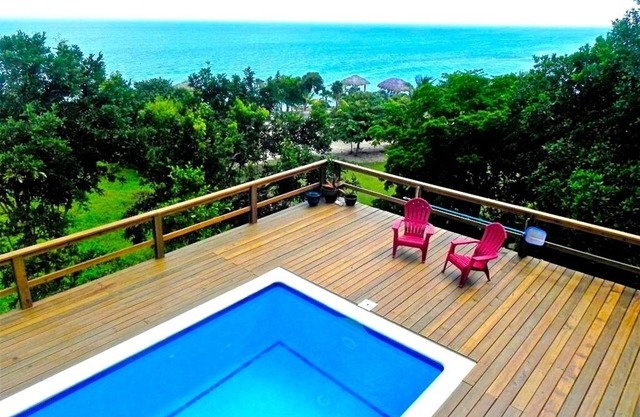 Hillside Paradise Fly Fishing Flats 4 dormitorios privados con piscina y vista al mar
