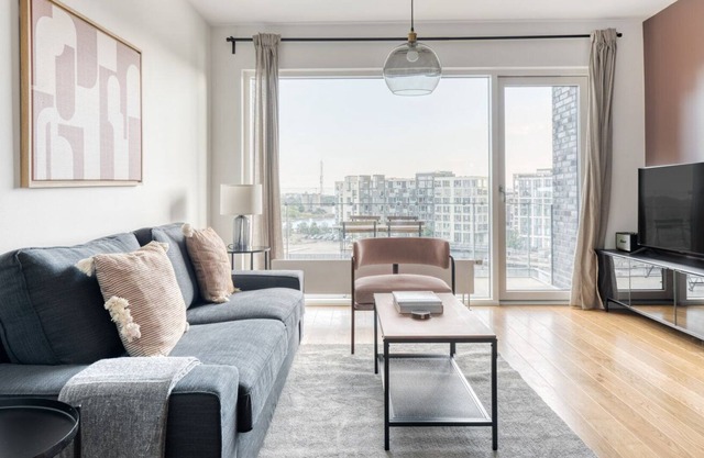 Hip Teglholmen 2BR w/ Balcony, Courtyard & W/D, nr Harbor, by Blueground