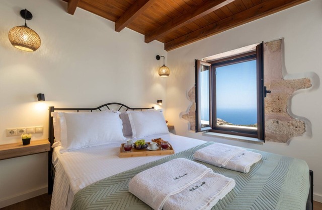 Historic old mill Panoramic Sea View Villa Kassiopi