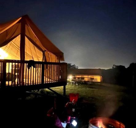 Hocking Hills Deluxe Safari Glamping Tents