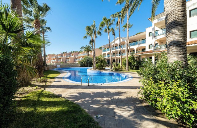 Holdiday Apartamento 'Costa Linda 201' con vistas al mar, piscina y Wi-Fi
