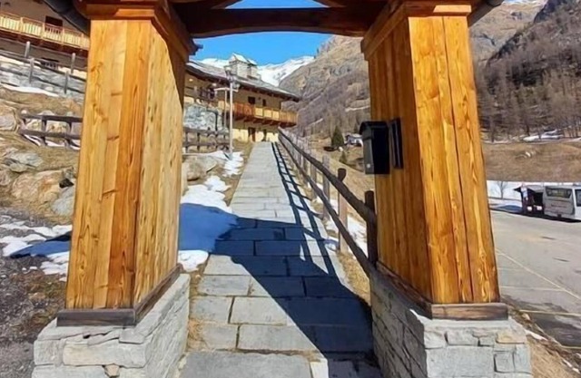 Apartamento de vacaciones Gressoney la Trinite' para 4 personas con 2 dormitorios - Ático