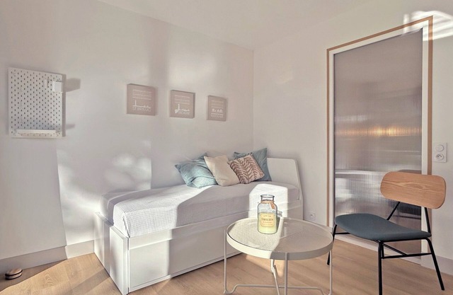 Apartamento vacacional "Au P'tit Colombier" con terraza privada y jardín compartido