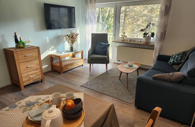 Apartamento de vacaciones 'Bacchus' con balcón privado, terraza común y jardín común