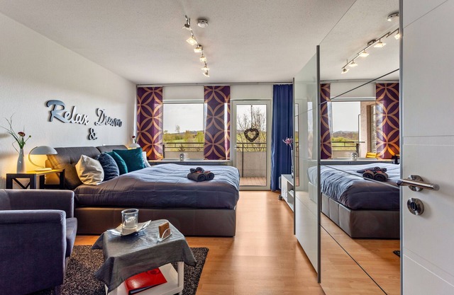 Apartamento vacacional "Comfort" con jardín compartido, balcón y Wi-Fi