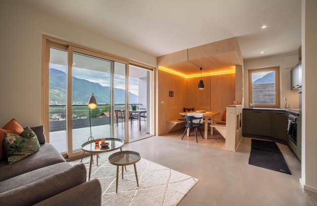Apartamento vacacional "Das Runde" con vistas a la montaña, Wi-Fi, jardín y terraza