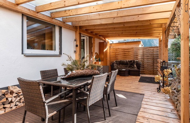 Apartamento 'Ferienwohnung Gartenblick' con vistas a la montaña, piscina compartida y Wi-Fi
