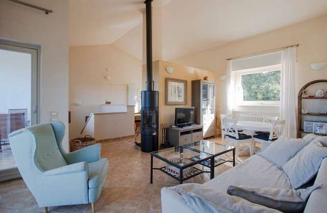 Holiday apartment near Rome - panorama terrace, Sea view - garden, olive grove