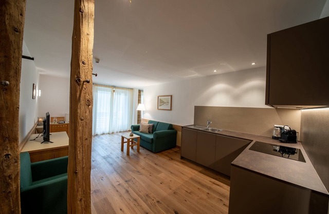 Apartamento 'Pöder Blaue Schneid' con vistas a la montaña, balcón, jardín compartido y Wi-Fi