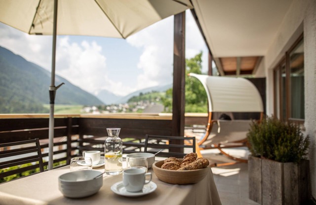 Apartamento vacacional 'Pöder Goldlahn' con vistas a la montaña, balcón, jardín compartido y Wi-Fi