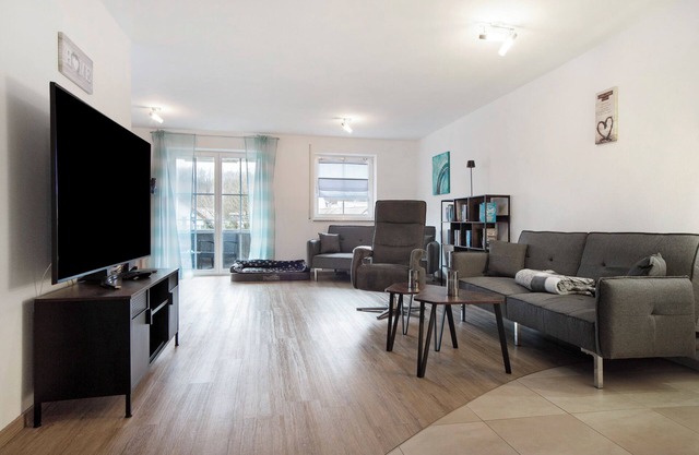 Apartamento vacacional 'Sonnentau' con balcón y Wi-Fi