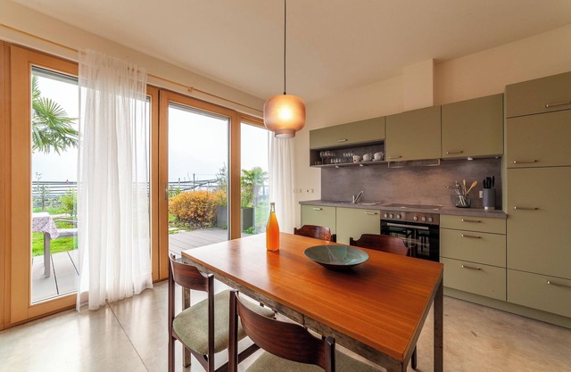 Apartamento vacacional Vitus con vistas a la montaña, Wi-Fi, jardín y terraza