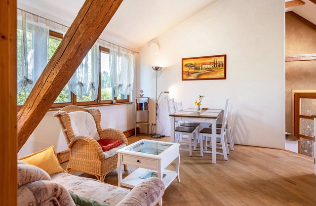Apartamento 'Ferienwohnung Wegwarte' con vistas a la montaña, terraza compartida y Wi-Fi
