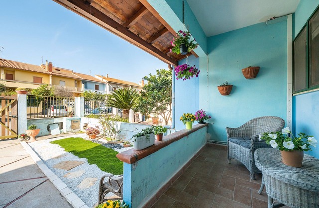 Casa de vacaciones 'Elifra' con terraza privada, jardín privado y balcón