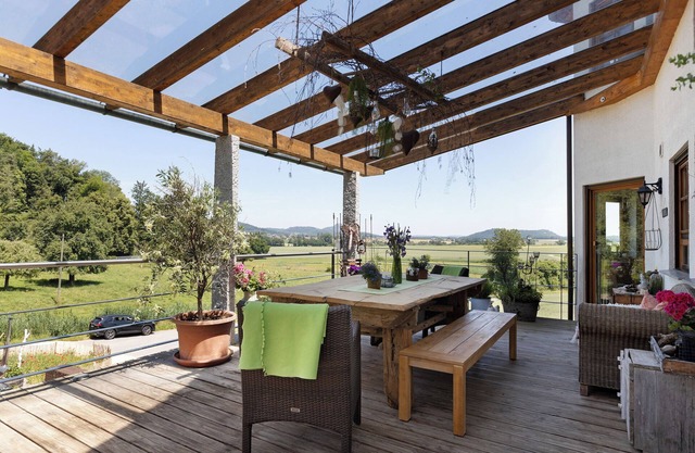 Casa de vacaciones 'Almschlössle' con vistas a la montaña, terraza privada y Wi-Fi