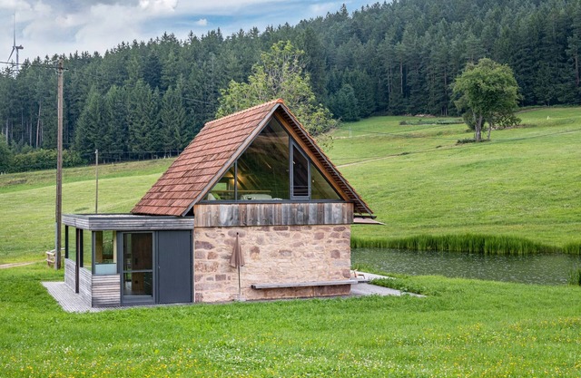 Casa de vacaciones 'Am See Backhäusle' con vistas al lago, gran terraza y Wi-Fi