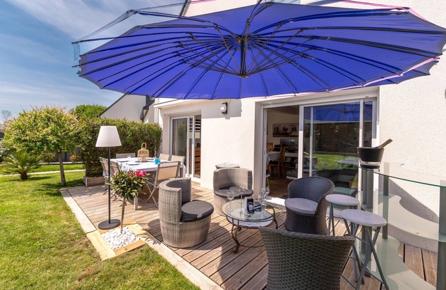Casa de vacaciones 'Belle Maison De Vacances' con terraza privada, jardín privado y Wi-Fi