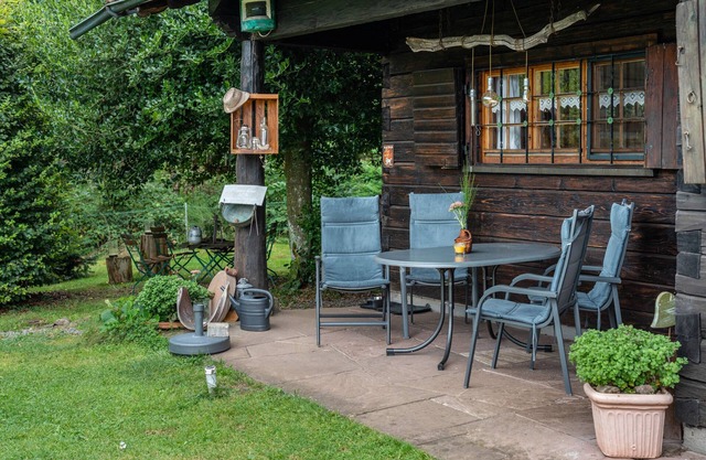 Casa de vacaciones 'Blockhaus Paepke' con terraza privada y jardín privado