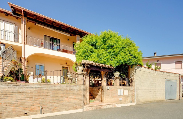 Casa de vacaciones 'Casa Rosa' con vistas a la montaña, Wi-Fi y aire acondicionado