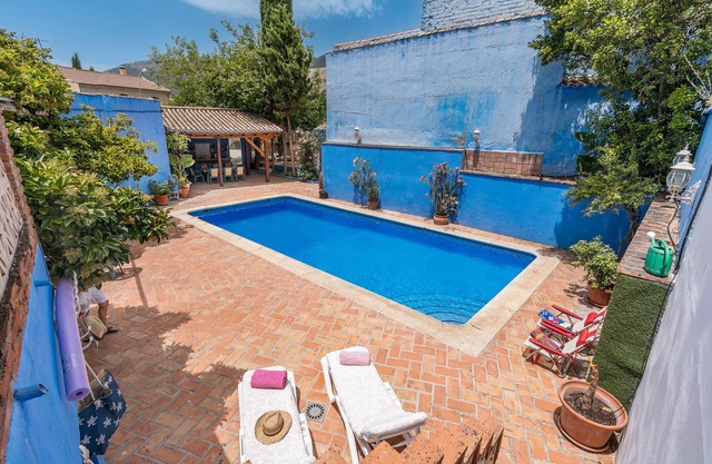Casa de vacaciones 'Casa Familiar De Illora con piscina' con vistas a la montaña