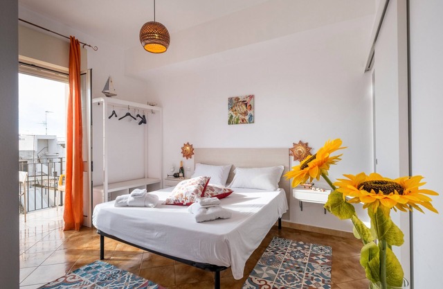 Casa de vacaciones 'Corallo Luxury Room Controvento' con vistas al mar, Wi-Fi y aire acondicionado