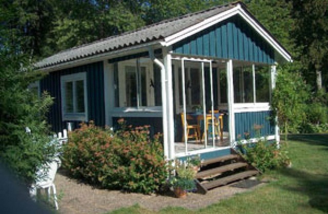 Holiday home directly on the Baltic Sea on a water property