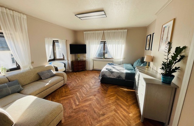 Casa de vacaciones 'Ferienwohnung im Zentrum' con vistas a la montaña y Wi-Fi