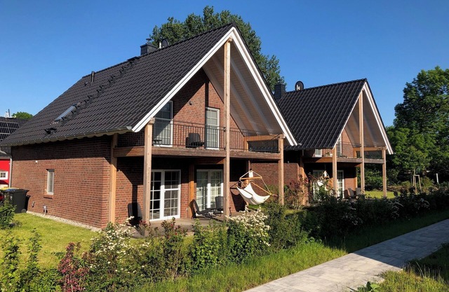 Casa de vacaciones "Ferienhaus Familienkoje Rike" con jardín privado, sauna privada y Wi-Fi