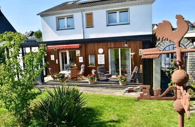 Casa de vacaciones 'Fuchsbau Voßwinkel' con terraza privada, jardín propio y wifi