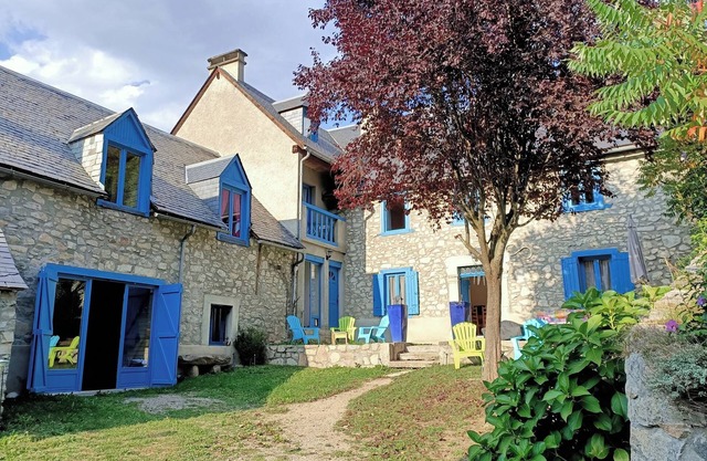 Casa de vacaciones 'Gîte La Flambée' con vistas a la montaña, terraza privada y Wi-Fi