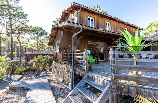 Casa de vacaciones 'Casa a 500 metros del mar Carcans' con jardín y Wi-Fi