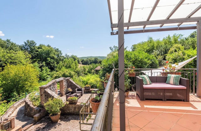 Casa de vacaciones 'La Speranza' con terraza privada, jardín privado y balcón
