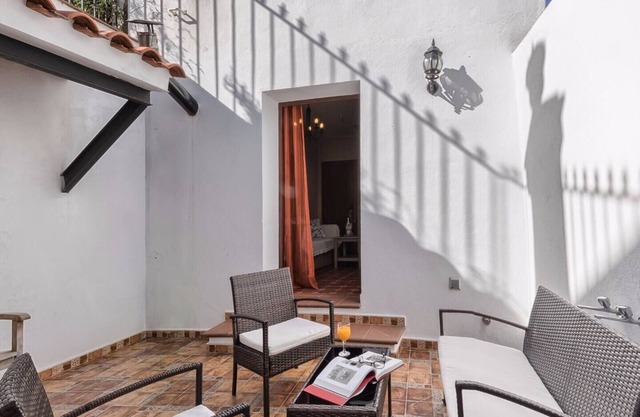 Casa de vacaciones 'Los Placeres Del Paladin' con vistas a la montaña, terraza y aire acondicionado.