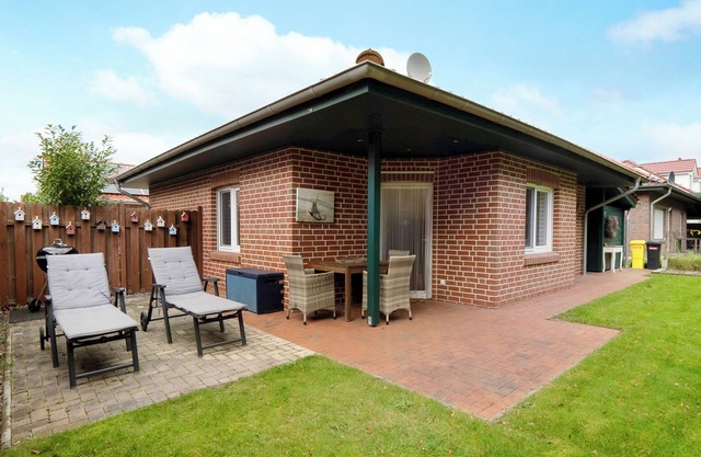 Casa de vacaciones Nordlicht con terraza, jardín y wifi