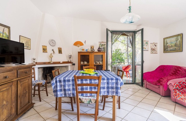 Casa de vacaciones 'Su Entu A Mari Museddu' con vistas al mar, jardín compartido y Wi-Fi