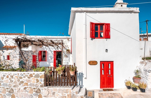 Casa de vacaciones 'Tis Manas' con vistas al mar, terraza privada y Wi-Fi