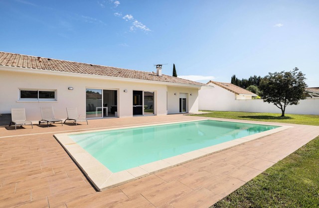 Casa de vacaciones 'Villa Lumière Ychoux' con piscina y Wi-Fi