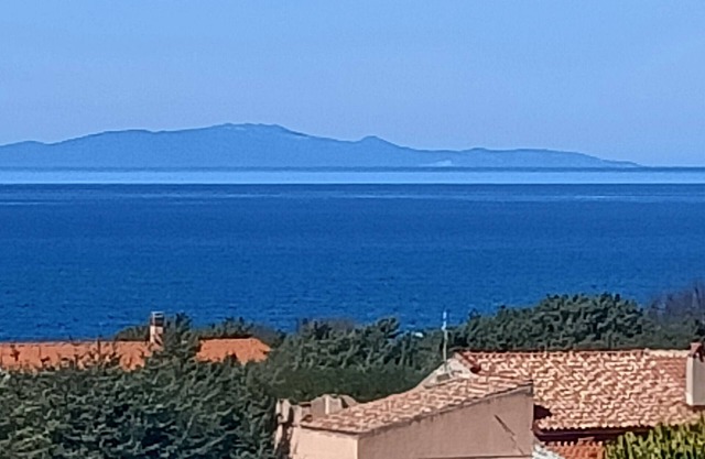 Casa de vacaciones 'Villa Marina' con vistas al mar, terraza privada y aire acondicionado