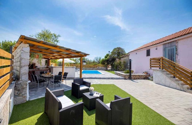 Casa vacacional con barbacoa y aire acondicionado