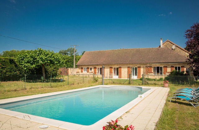 Holiday home with garden and private pool